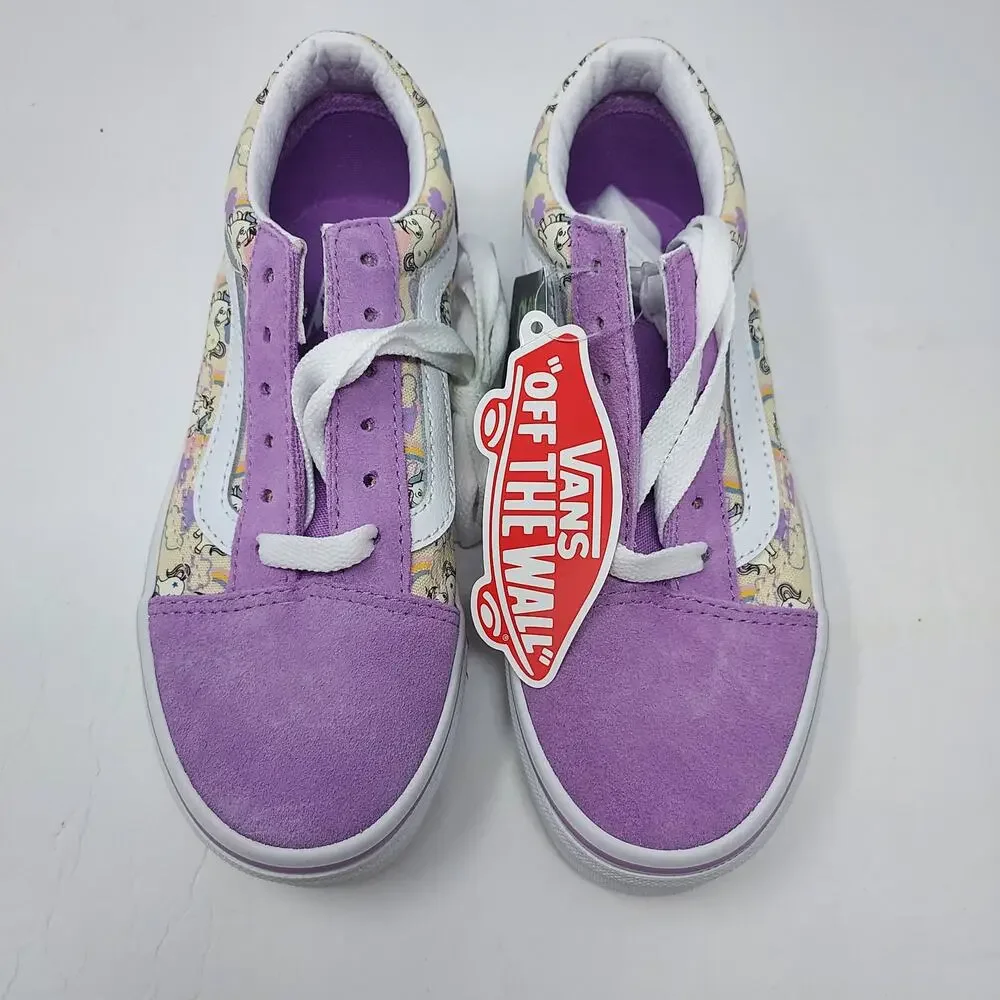 NEW Vans 'Glow In The Dark' Mythical Unicorns Glow Sheer Lilac Size 1 - Picture 9 of 9